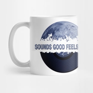 blue moon vinyl Sounds Good Feels Good Mug